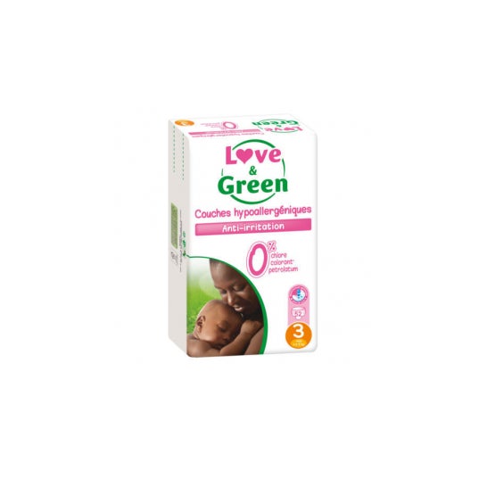 Love & Green - Hypoallergenic Diapers T3 x52