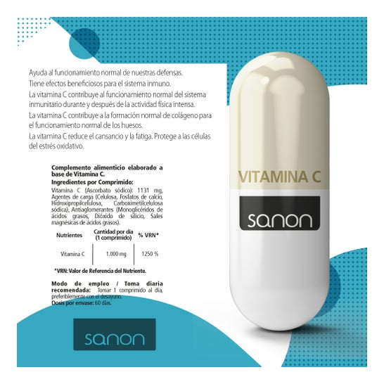 Sanon Vitamina C 60 comp
