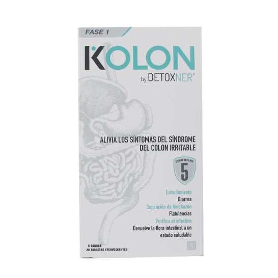 Actafarma Kolon By Detoxner Fase 1 20 Tabletas Efervescentes + 5