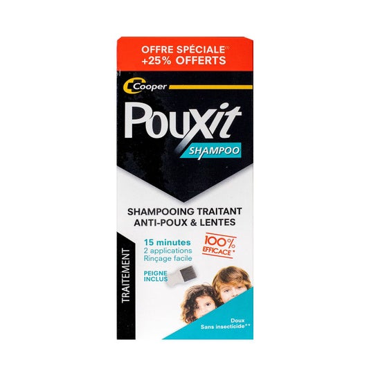 Pouxit Shampoing Traitant Anti-poux & Lenses 250ml
