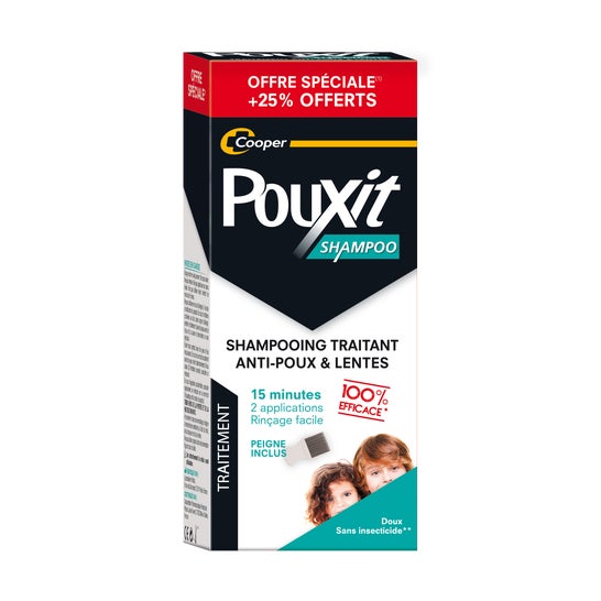 Pouxit Shampoing Traitant Anti-poux & Lentes 250ml
