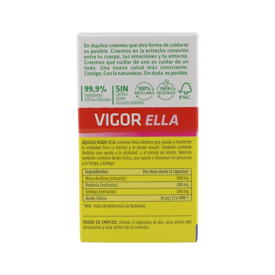 Aquilea Vigor Ella Maca Andina und Rodiola 60caps