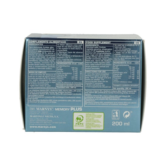 Marnys Memory Plus 20x10ml