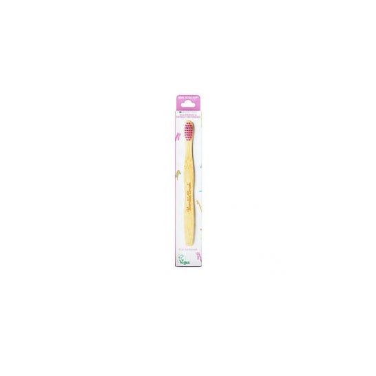 Bamboo Children's Ultra Soft Toothbrush Pink