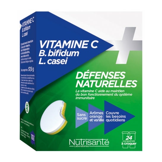Nährstoff Vitamin C + Probiotika 24 Tabletten