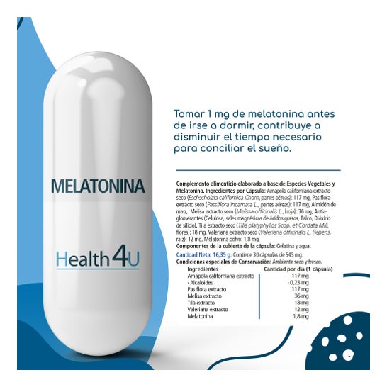 H4U Melatonina 30caps