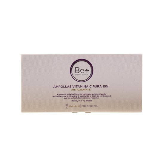 Be+ Ampollas Vitamina C Pura 15% Antioxidante 10 Amp