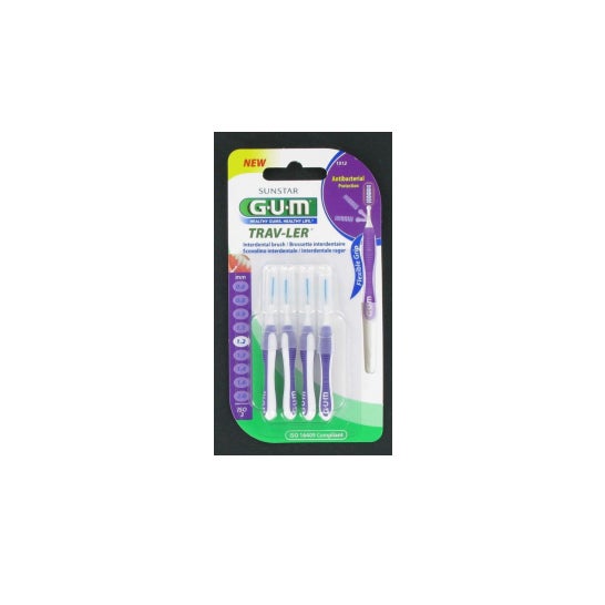 GUM™ Butler Proxabr travel brush 1512 6 u.