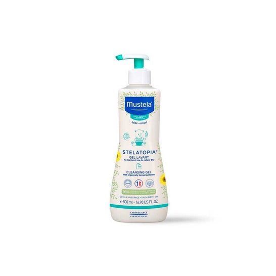 Mustela Stelatopia Gel de Baño con Girasol BIO 500ml