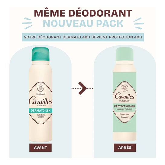 Cavaillès Deodorantspray Bescherming 48u 150 ml
