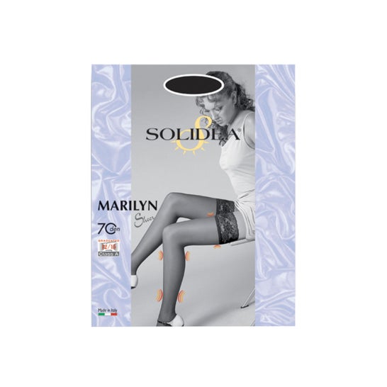 Solidea Marilyn 70den Media Sheer Negro 4 XL-XL 1 Par
