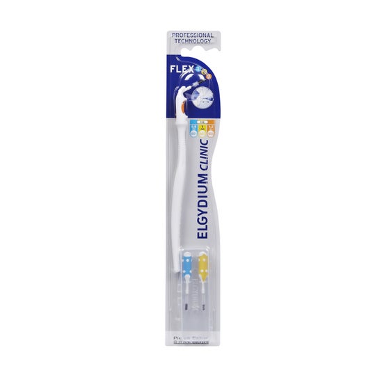 Elgydium Clinic Flex 1 2 3 Mango de Cepillo Interdental + 3 Recargas