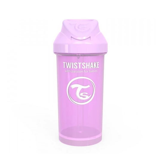 Twistshake Purple Tumbler con cannuccia 360ml
