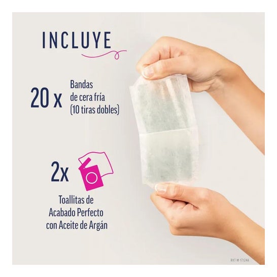Veet Pure Bandas de Cera Depilatoria Piernas y Cuerpo Piel Sensible 20uds Veet Pure Bandas de Cera Depilatoria Piernas y Cuerpo Piel Sensible 20uds