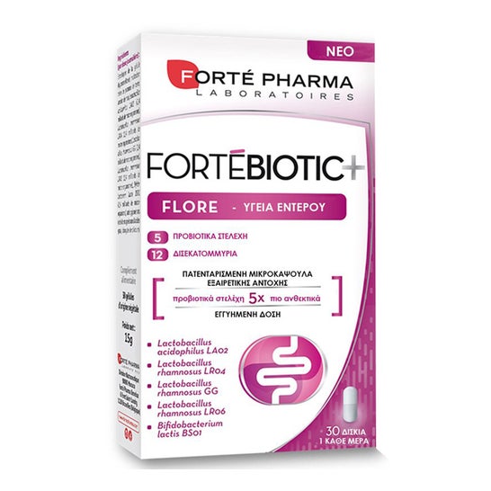 Forté Pharma FortéBiotic+ Flora Intestinal 30caps