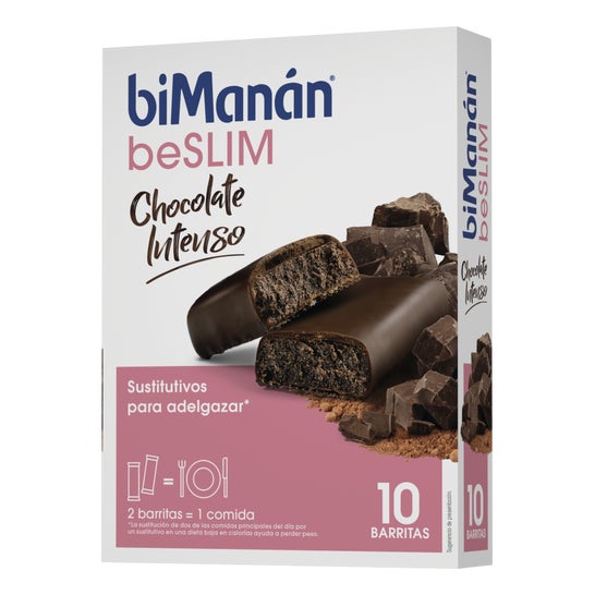 Bimanán BeSlim Barritas Chocolate Intenso 10uds