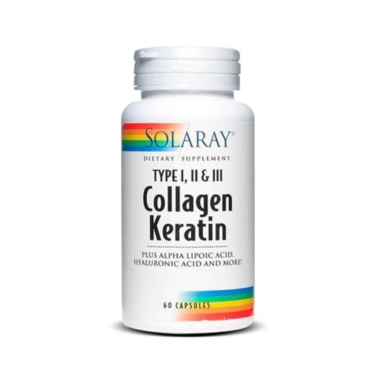 Solaray Collagen Keratin 60 caps.