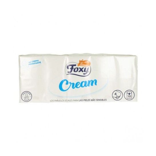 Foxy Cream Pañuelos Pieles Sensibles 10x9uds