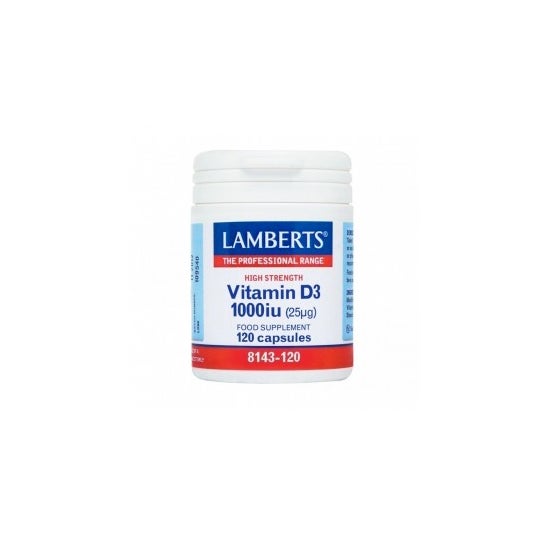 Lamberts Vit D3 1000 Iu 120 caps