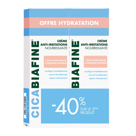 Biafine Cicabiafine Body Moisturizing Cream Anti-irritation 200ml batch of 2