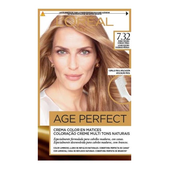 L'Oreal Set Excellence Age Perfect Hair Color 732 Golden Pearl Blonde