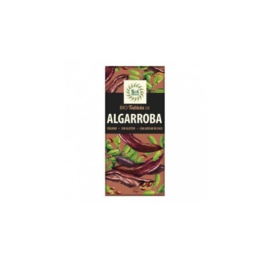 Solnatural Choco Algarroba Bio S/G Vegan 70g