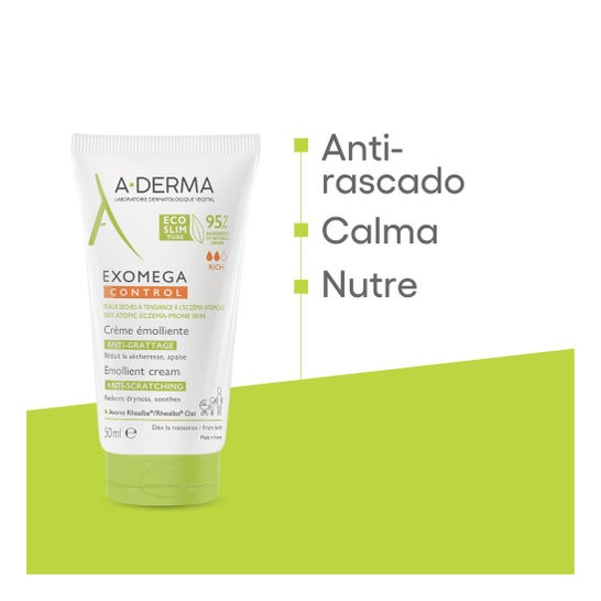 A-Derma Exomega Control Crema Emoliente 50ml