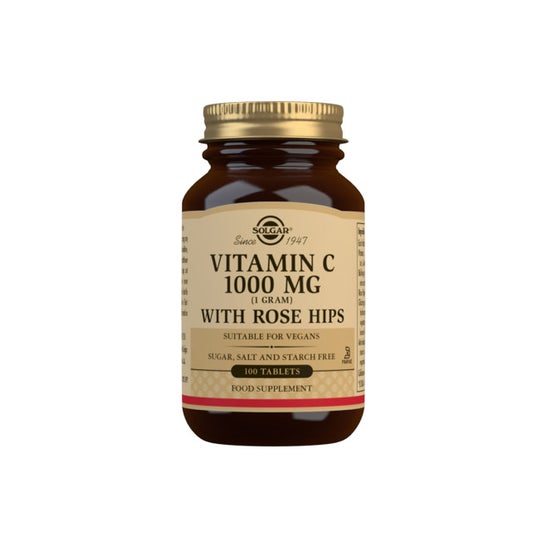 Solgar Vitamin C mit Wildrose 1000mg 100komp.