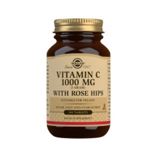 Solgar Vitamin C mit Wildrose 1000mg 100komp.