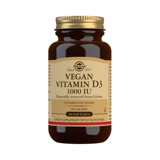 Solgar Vegan Vitamina D3 1000UI 60caps
