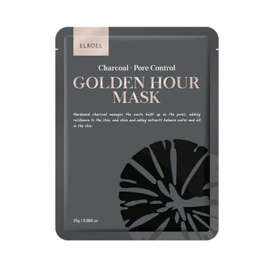 Elroel Golden Hour Mask Charcoal Pore Control 25g