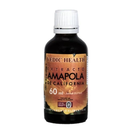 Vedic Health Amapola de California Extracto 60ml Vedic Health Amapola de California Extracto 60ml
