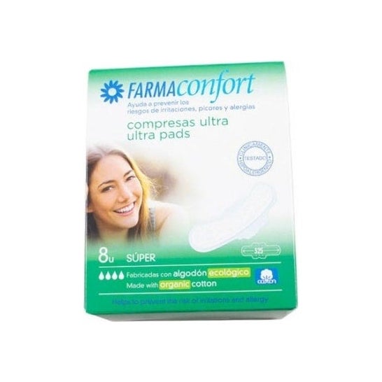 Farmaconfort Ultrafine 100% Cotone Pads 8 pezzi