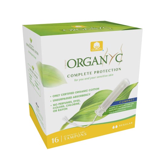 Organyc T Regular Applicator compact 16 pieces