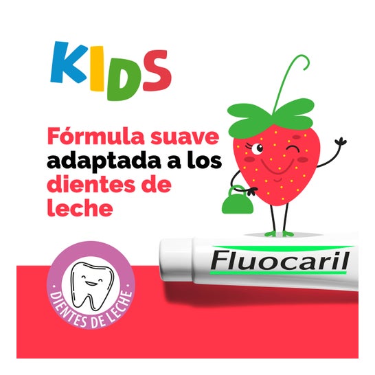 Fluocaril Kids Gel 3-6 Años Fresa 50 ml