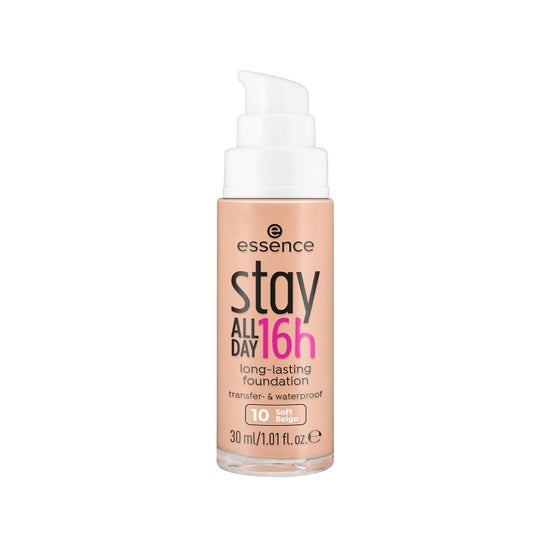 Essence Stay All Day 16H Long Lasting Makeup 10 Soft Beige 30ml