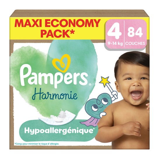 Pampers Harmonie Bleer Størrelse 4 9-14 kg 84 stk