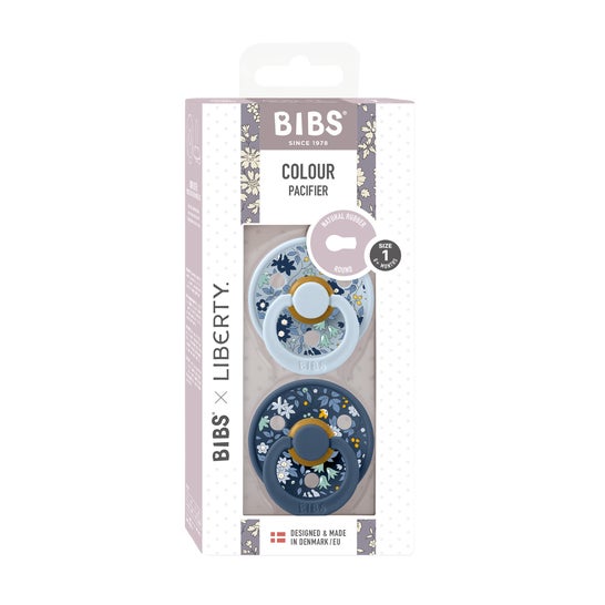 Bibs X Liberty Chamomile Lawn Baby Blue Mix T1 Nro 11012102 2uds