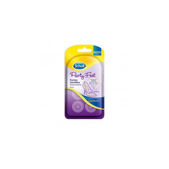 Scholl GelActiv Party Feet Almohadillas Protectoras para puntos sensibles 6 uds