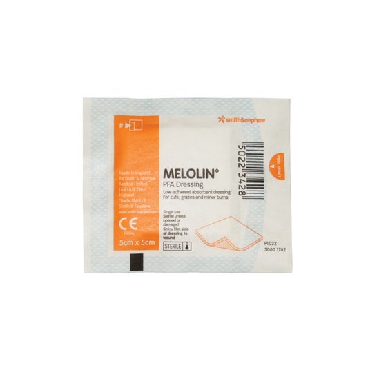 Smith&Nephew Pansement Melolin St 5x5cm 100uts