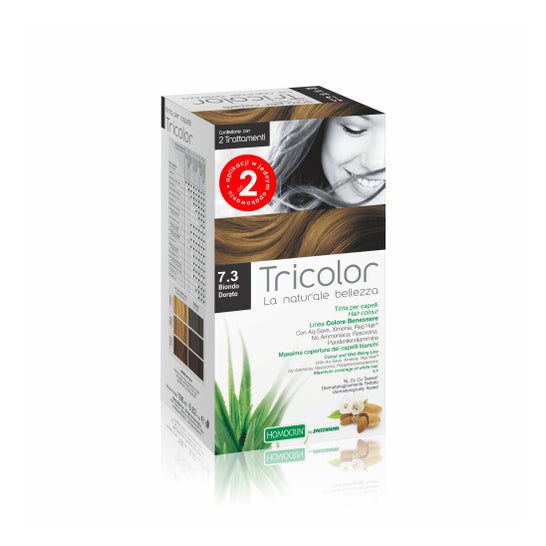 Specchiasol Tricolor Tinte de Cabello 7.3 Rubio Dorado Set