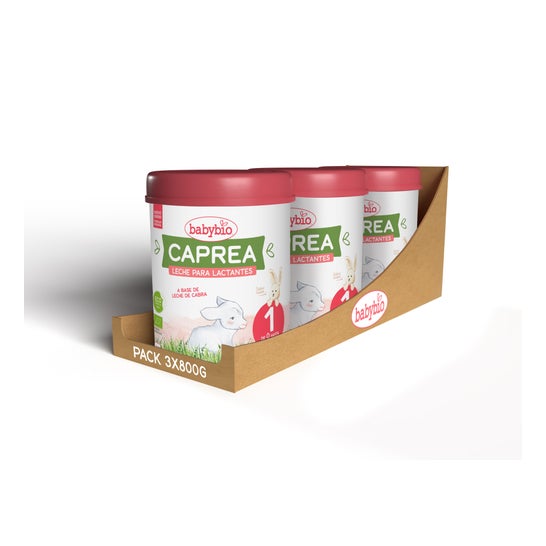 BabyBio Caprea 1 Leche ecológica 3x800g
