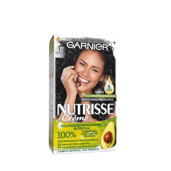 Garnier Nutrisse Kit Coloração Permanente 1 Preto