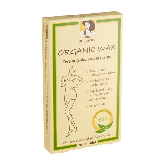 H.B.C. Organic body wax 20 strips