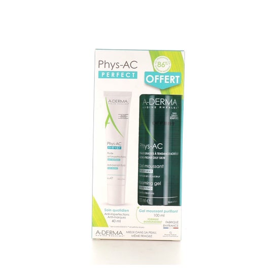A-Derma Phys-AC Global Crema Anti Imperfecciones 40ml + Gel 100ml