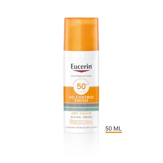Eucerin Sun Oil Control Dry Touch Gel-Crema Tono Claro SPF50+ 50ml