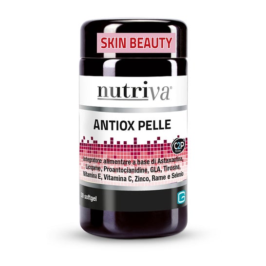 Nutriva Linea Antiossidanti Antioxid Pelle Ox 30 Softgel