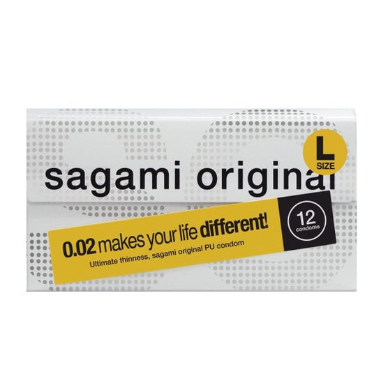 Sagami Original 0.02 L Size Condom 12uds