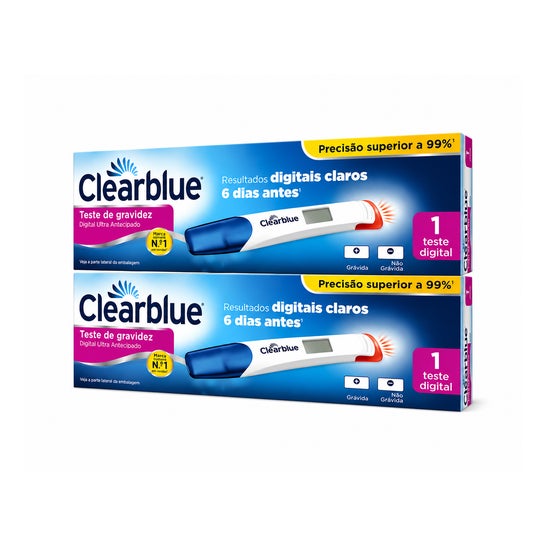 Clearblue Pack Prueba de embarazo Ultratemprana Digital 2 Pruebas