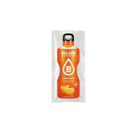 Bolero Preparado para Bebida Sabor Mandarina 12 sobres